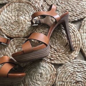 Coach leather heels